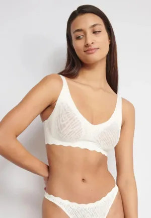 Zero feel Soft Bra Bliss - Naadloze BH top - Kanten bralette met brede bandjes