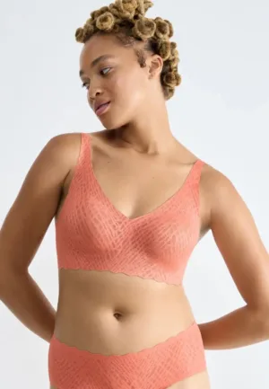Zero feel Soft Bra Bliss - Naadloze BH top - Kanten bralette met brede bandjes