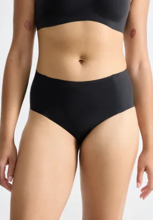 Zero Feel taille slip dames 2.0 - High waist - Hoge naadloze dames onderbroek - Katoenen kruisje - Schijnt niet door - Zwart - Huidskleur - Donkerblauw