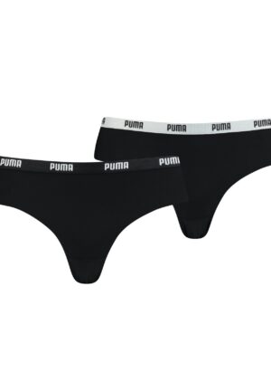 2-Pack dames brazilian slips - Microfiber dames ondergoed zwart