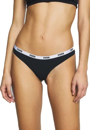 3-Pack dames strings - Katoen vrouwen strings Zwart - Wit - Combi