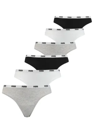 6-Pack dames strings - Katoenen strings dames multipack - Voordeelverpakking