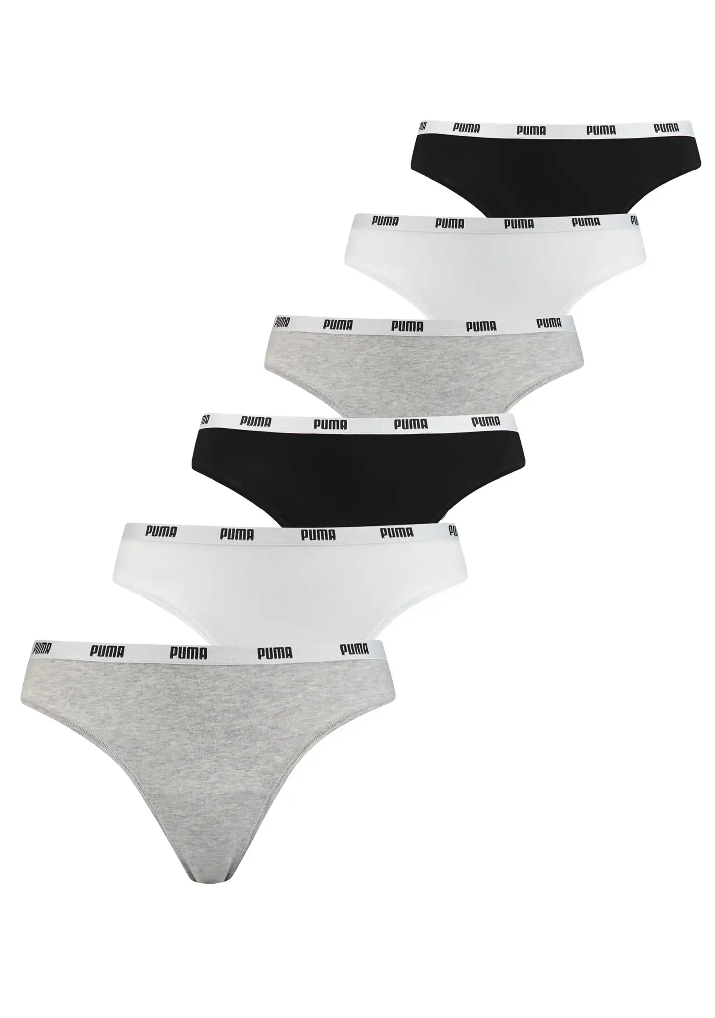 6-Pack dames strings - Katoenen strings dames multipack - Voordeelverpakking