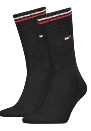 Tommy Hilfiger Unisex Crew Socks 2-paar - Sport crew sokken dames en heren