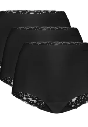 Ten Cate 3-pack secrets kanten high waist slip - 60828