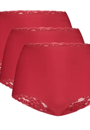 Ten Cate 3-pack secrets kanten high waist slip - 60828