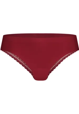 Secrets Brazilian slip met kant - Colours - Kanten lage brazilian dames slip - naadloos