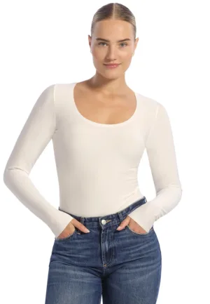 Ten Cate Secrets Onzichtbaar ondershirt dames lange mouw - Naadloos