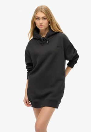Essential Sweatjurk met Capuchon Zwart Grootte: 42-44