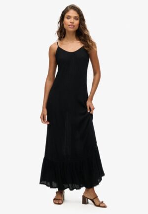 Beach Maxi-hemdjurk Zwart Grootte: 42