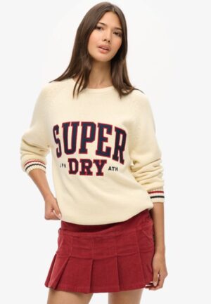 Geplooide Vintage Minirok van Corduroy Rood Grootte: 36