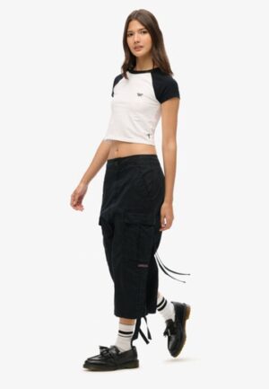 Midi Cargorok Zwart Grootte: 44