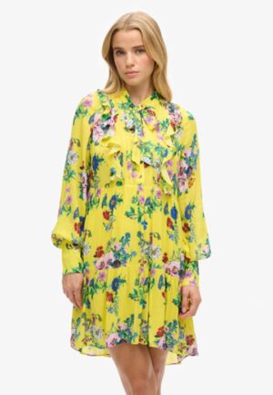 Studios Off Duty Mini-jurk Geel Grootte: 42