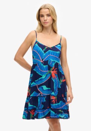 Mini Beach Cami-jurk Blauw Grootte: 44