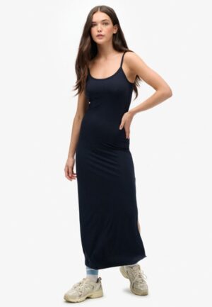 Athletic Essentials Maxi-hemdjurk van Jersey Blauw Grootte: 40