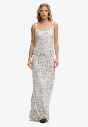 Maxi-jurk met Print White Grootte: 36