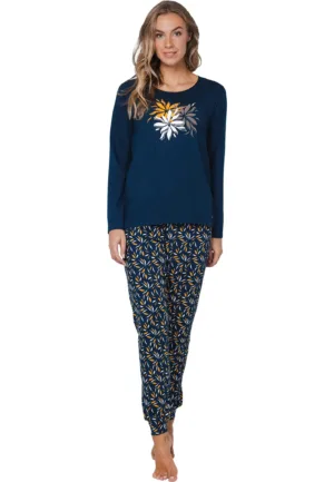 Pastunette dames pyjama lange mouwen - Moonlite