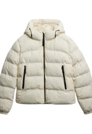 Superdry Hooded Sports Puffer Casual Winterjas Dames L/40