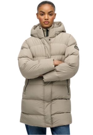 Superdry Hooded Sports Puffer Casual Winterjas Dames M/38