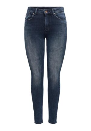 Only Onlblush Mid Skinny Dnm Rea409 Noos 15318738 Skinny Fit Blue Black Denim