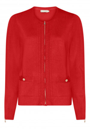 micha - Rood | Dames | Vest | Rood | M | regular | Kamst mode