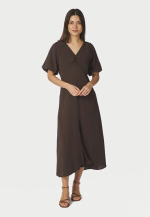 Neo noir - Bruin | Dames | Jurk | Bruin | 42 | regular | Kamst mode