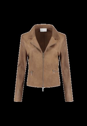Helena Hart 7288 Zipper Biker Blazers Camel