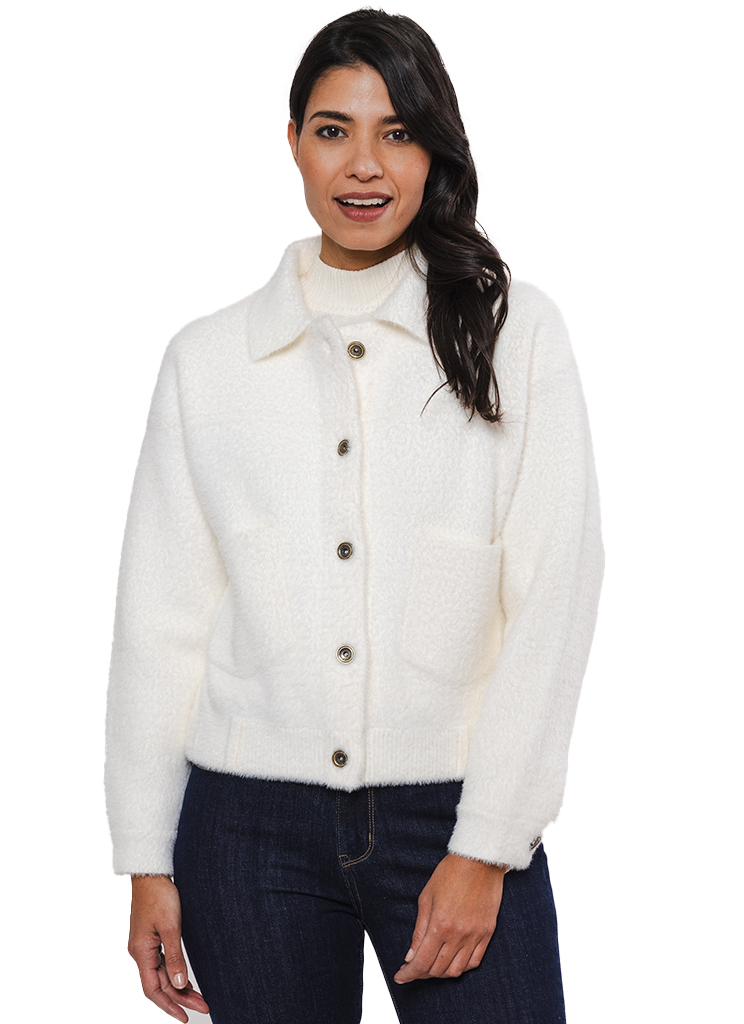 Rino - Pelle Boxy Jacket Jackets Snow White