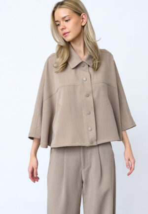 Sisters Point - Beige | Dames | Jasje | Beige | M/L | regular | Kamst mode