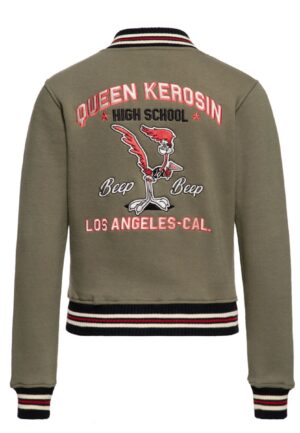 Queen Kerosin Q High School College Jacket Green-XXXL | 22% korting