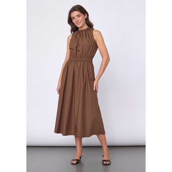 Sisters Point - Bruin | Dames | Jurk | Bruin | XL | regular | Kamst mode