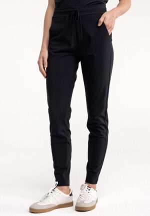 Studio Anneloes Downstairs Bonded Trousers 94803 9000 Black