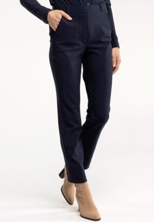 Studio Anneloes Anne Bonded Trousers 94819 6900 Dark Blue