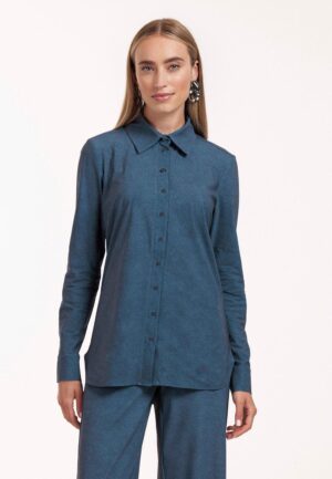 Studio Anneloes Poppy Denim Blouse 94827 Blouse 6400 Jeans