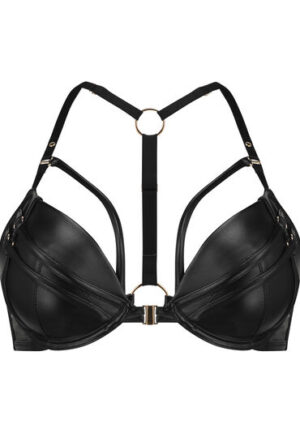 Alternative view of Hunkemöller Voorgevormde push-up beugel bh Faye Zwart