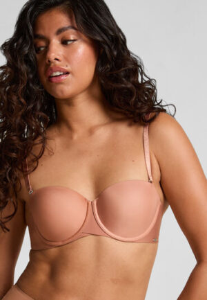 Hunkemöller Voorgevormde strapless beugel bh Jane Bruin
