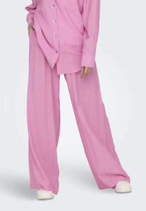 Only Onltania Life Hw Pull-up Pant Wvn Broek Fuchsia Pink