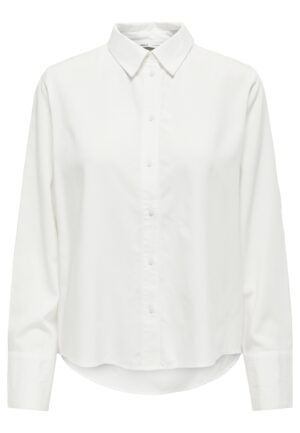 Only Onlberit Life L/s Shirt Wvn Blouse Snow White