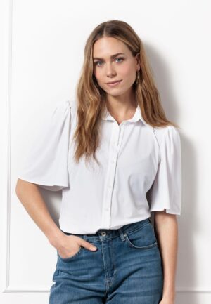 Studio Anneloes Poppy Butterfly Blouse 91536 Blouse 1000 White