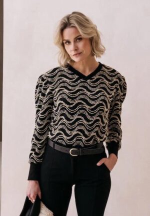 Maicazz Prace - Sweater Fa25.60.336 Trui Black