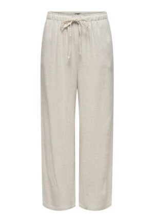Only Onlsiesta Mw Pull-up Linen Bl Pnt Noos Broek Moonbeam