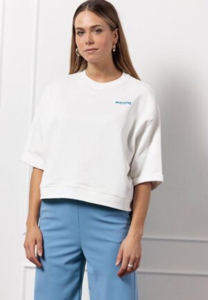 Studio Anneloes Puck Ssl Paradise Sweat 12943 Sweater 1100 Off White