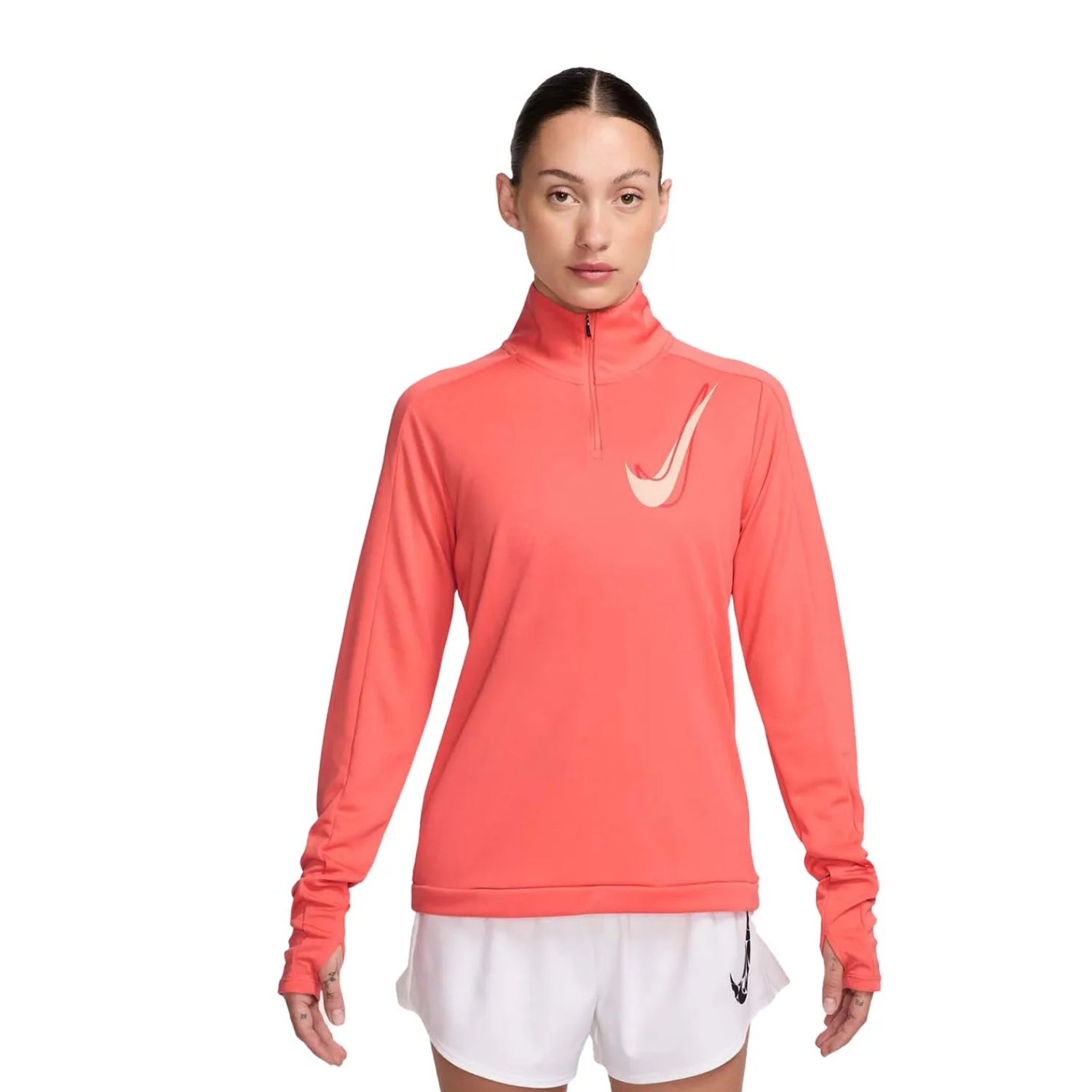 Nike Swoosh 1/2 Zip Run Sportsweater Dames S/36.