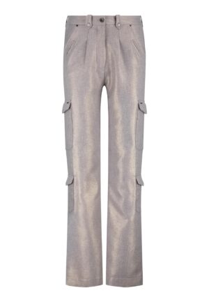 Zip73 Cargo Wide Leg W25/235/01/730 Cargobroeken 730 Sparkling Grey