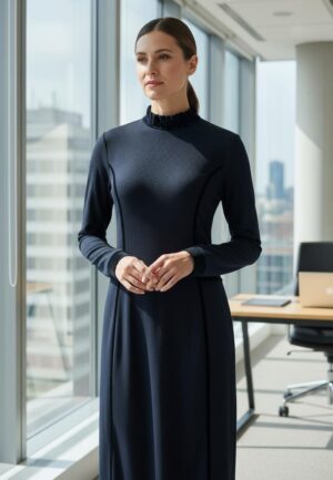 Zip73 Longdress Velvet W25/634/01/001 Jurk 001 Black