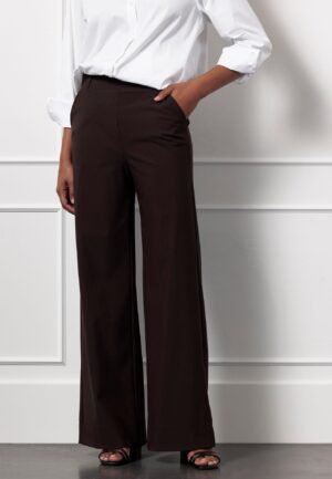 Studio Anneloes Lexie Bonded Trousers 94801 Broek 8700 Espresso