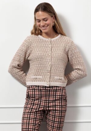 Studio Anneloes Chandra Gold Cardigan Vest 0002 Gold