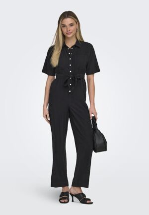 Only Onlaris Life Ss Jumpsuit Wvn Cc Jumpsuit 4911042 Black