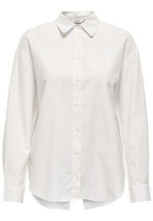 Only Onlria L/s Open Note Shirt Wvn Cs Blouse 4939158 Cloud Dancer Text