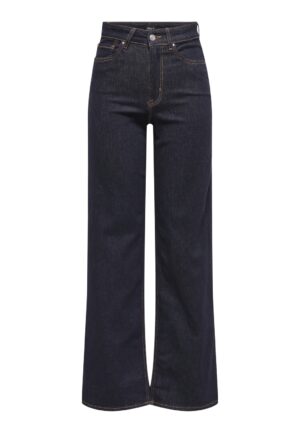 Only Onlmadison Blush Hw Wide Dnm Rea024 Noos Loose Fit Dark Blue Denim Rea024